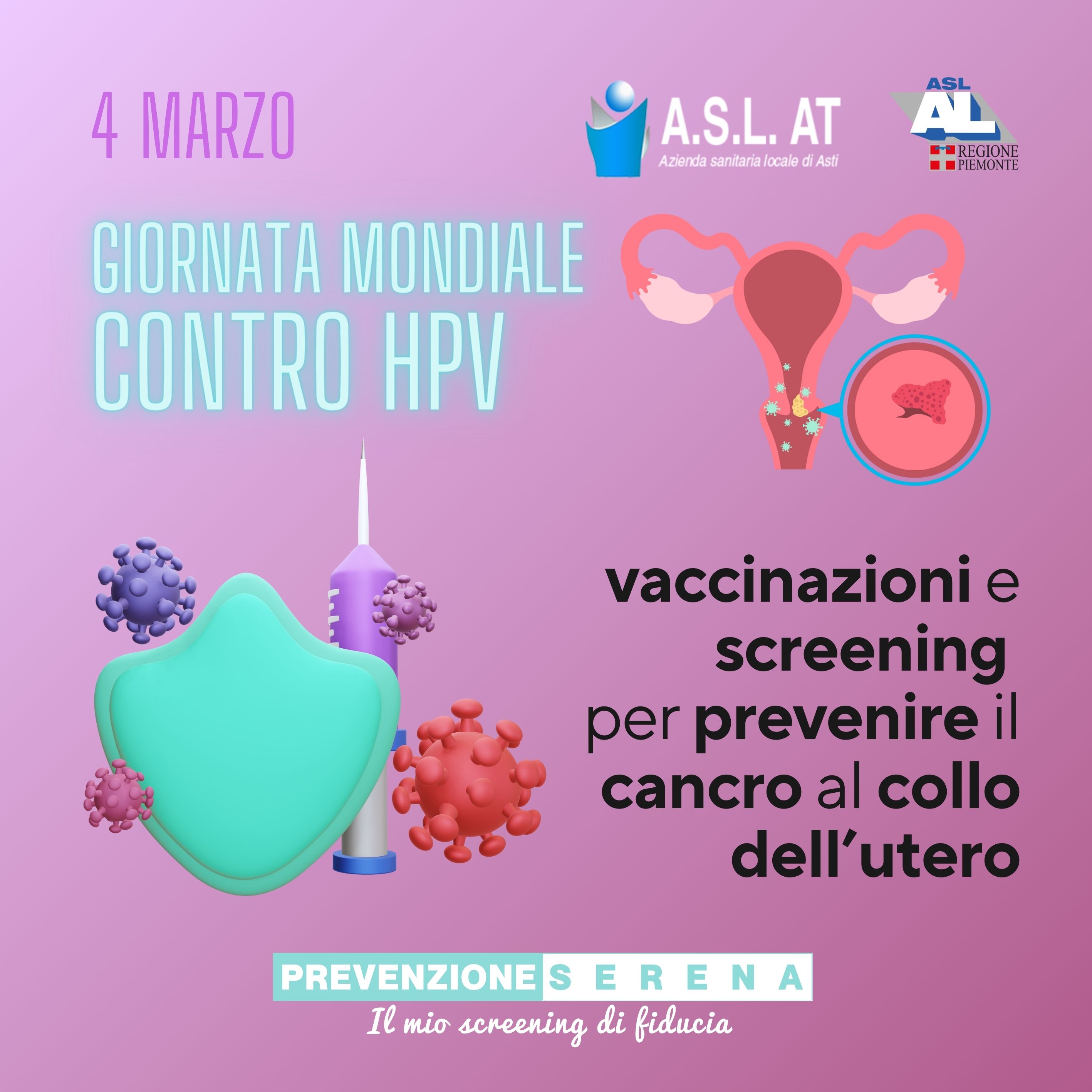 Screening papillomavirus HPV nei consultori dell’ASL